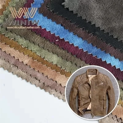 0.6-0.8mm Thickness PU Material Synthetic Leather Fabric For Making Clothes