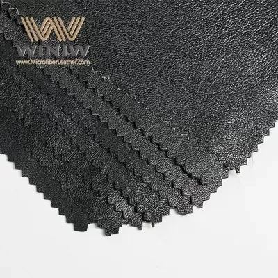 0.6mm Water Resistant Jackets Material Faux Microfiber Leather