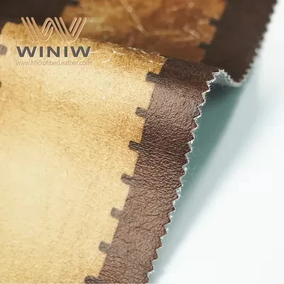1.2mm Micro Fiber Faux Leather Vegan Furniture Fabric Sofas Making Leather
