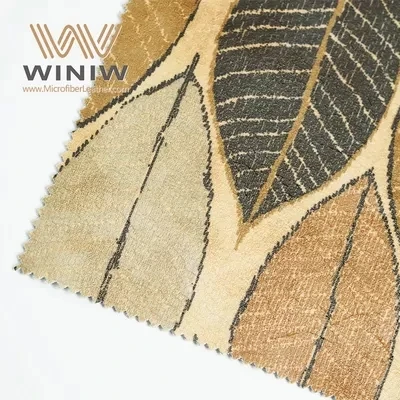 Skin-Friendly Microfiber Leather Faux Leather Upholstery Materials For Sofas