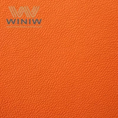 Prix de compétition Orange PVC Cuir synthétique respirant une propriété luxueuse durable