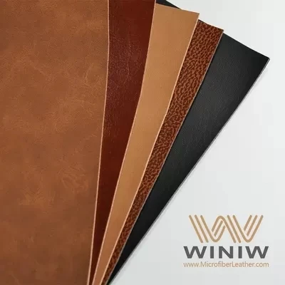 Faux tissu en cuir étiquettes en cuir en cuir de fabrication